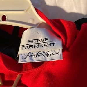 100% lined wool designer dress; size 14; Star Wars styling